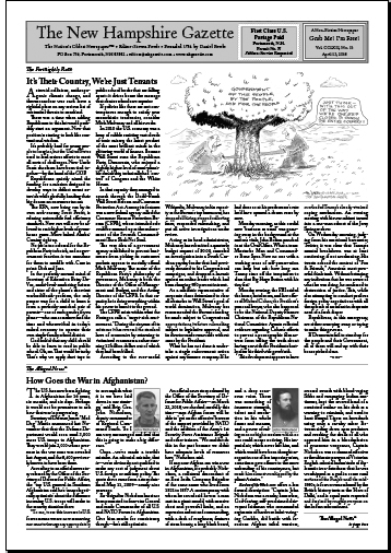 Gazette Front Page