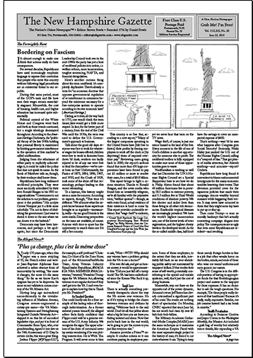 Gazette Front Page