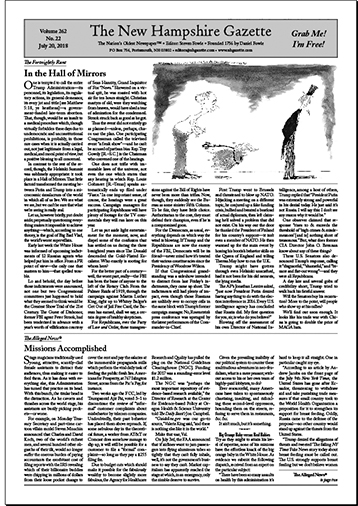 Gazette Front Page