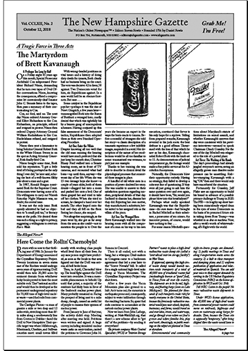 Gazette Front Page