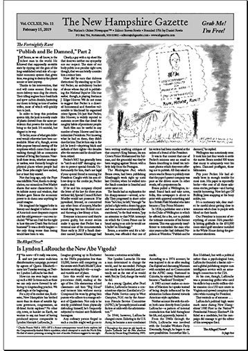 Gazette Front Page