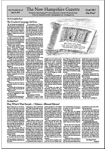 Gazette Front Page