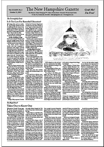 Gazette Front Page