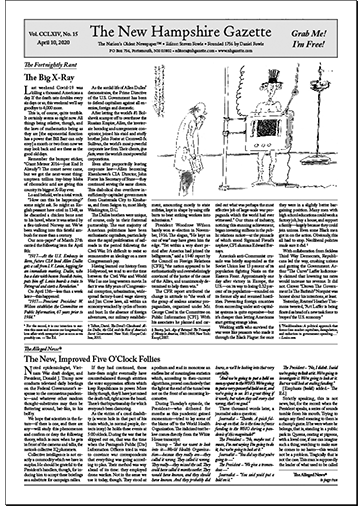 Gazette Front Page