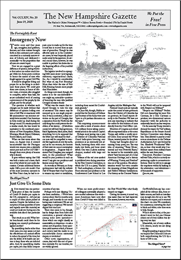 Gazette Front Page