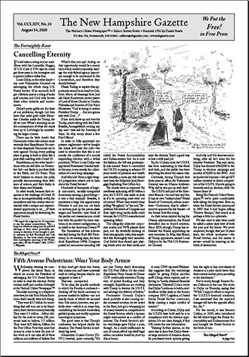 Gazette Front Page