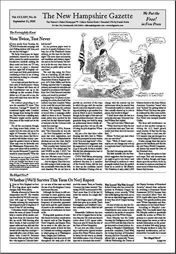 Gazette Front Page