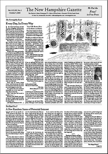 Gazette Front Page