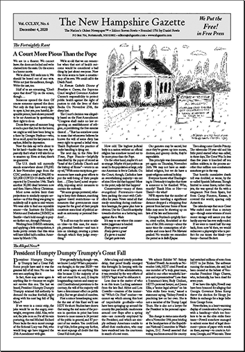 Gazette Front Page