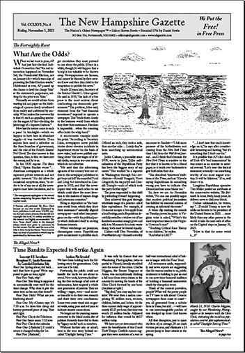Gazette Front Page