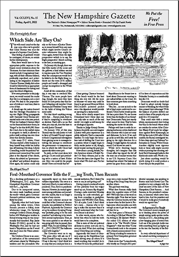 Gazette Front Page