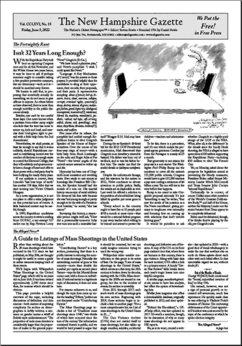 Gazette Front Page