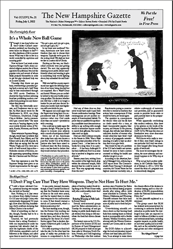 Gazette Front Page