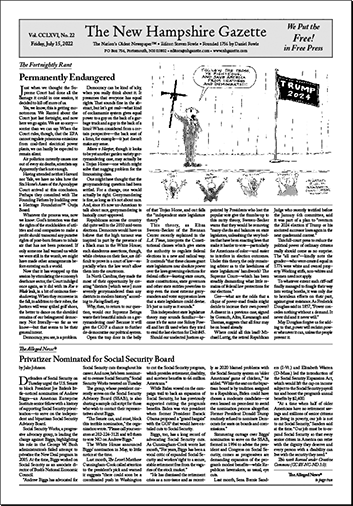 Gazette Front Page
