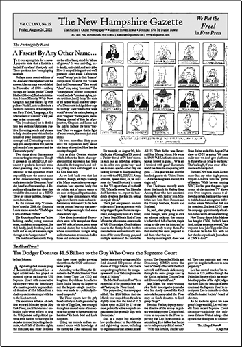 Gazette Front Page
