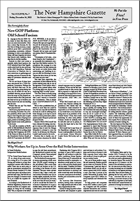 Gazette Front Page