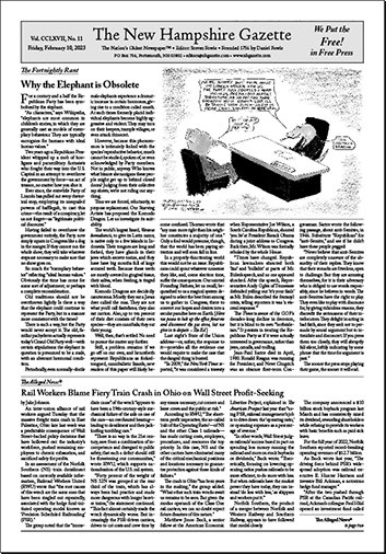 Gazette Front Page